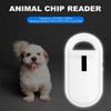 Pet Microchip Scanner Animal Handheld Reader Pet ID Scanner Pet Tag Scanner 134.2KHz 125KHz FDX-B (ISO 11784/11785) ID64 Reader - Black