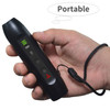 Portable Chargeable Ultrasonic Dog Repeller 3 Modes Dog Drive Device with Intelligent High Brightness Flashlight Dog Training Device with LED Indicator