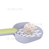 Cat Litter Scoop ABS Deep Shovel Comfortable Handle Large Poop Scooper Cleaning Tool - Coffee/Pink