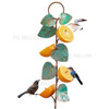 Branches Shape Bird Feeder Outdoor Garden Metal Hanging Drinking Container Hummingbird Orange Fruit Feeder