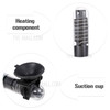 Mini Aquarium Heater Submersible Auto Thermostat Heater Fish Tank Water Heater Quartz Tube with Suction Cups - EU Plug/50W