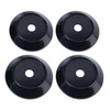 4 PCS Plastic Car Styling Accessories Car Emblem Badge Sticker Wheel Hub Caps Centre Cover