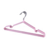 10 PCS Household Stainless Steel PVC Coating Anti-skid Traceless Clothes Drying Rack (Pink)