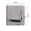 MYD-1038 304 Stainless Steel Sticky Hook Kitchen Bathroom Multi-functional Hole Free Wall Mount Holder