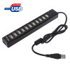 12-Port USB 2.0 HUB?Suitable for Notebook / Netbook(Black)