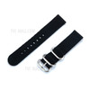 20mm for Male Nylon Watch Band for TicWatch C2 - Black