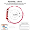 Magnetic Milanese Stainless Steel Watch Band for Apple Watch Series 4 44mm - Red