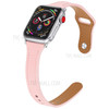 Genuine Leather Smart Watchband for Apple Watch Series 6/SE/5/4 40mm / Series 3/2/1 Watch 38mm - Pink