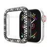 Rhinestone Decor PC Bumper Case for Apple Watch Series 4 40mm - Black