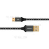 MOMAX Woven 1.2m 1-Take Reversible Micro USB Data Sync Charging Cable for Samsung Sony HTC