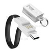 FLOVEME Portable Keychain Type-C Data & Charge Cable for Xiaomi Samsung, etc - Black