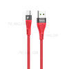 HOCO U53 Nylon Braided Type-C 5A Flash Charging Data Cable for Samsung Huawei Xiaomi Etc. - Red