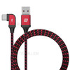 MOMAX L-shape 5A Type-C to USB Cable Support Data Sync and Charge 1.2m - Red