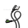 MCDODO CA-4670 Button Series Nylon Braided 1.2M Lightning 8Pin USB Data Sync Charging Cable for iPhone iPod - Black