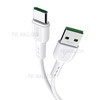 HOCO X33 5A 1M Type-C USB Data Sync Charger Cable for Samsung Huawei Xiaomi - White