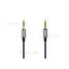 HOCO UPA04 1m 3.5mm Male to Male AUX Audio Cable with Smart Microphone for Cellphone Tablet MP3