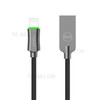 Mcdodo 1.2m Nylon Braided Auto Disconnect Lightning 8Pin Charging USB Cable - Grey