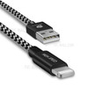 DUX DUCIS 3-Meter Woven Pattern Lightning 8Pin Data Sync Charging Cable for iPhone iPad iPod