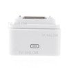 Micro USB to Magnetic Charger Port Converter Adapter for Sony Xperia Z2 Z1 Z Ultra XL39H - White