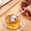 2 PCS Stainless Steel Practical Heart Shape Tea Infuser Spoon Strainer