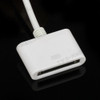 13cm 30-pin Female to 8-pin Lightning Male Conversion Cable Adapter for iPhone 5/iPod Touch 5/iPad - White