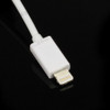 13cm 30-pin Female to 8-pin Lightning Male Conversion Cable Adapter for iPhone 5/iPod Touch 5/iPad - White