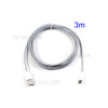 3M Nylon Woven MicroUSB Data Charge Cable for Samsung HTC LG Nokia Sony etc - White