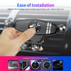 Car Mount Holder Mobile Phone Stent with Propeller Rotation Aromatherapy - Black