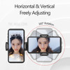 360 Degree Rotatable Dual Phone Holder Clamp Phone Mount for Smartphone Tablet Video Live Streaming - Dual