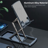 Aluminum Alloy Foldable Cell Phone Stand Portable Bracket Stable Structure for Phone Tablet - Blue