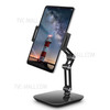4-12.9 inch Phone Tablet Stand Holder Height Angle Adjustable Aluminum Alloy 360 Degree Rotating Tablet Desktop Bracket
