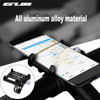 G-86 Aluminum Alloy Bicycle Handlebar Holder Mount Bike Phone Holder, Clamp Size 50-100mm -Black