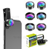 APEXEL APL-DG6V2 HD Multi-function Wide Angle/Star Filter/Macro/Fisheye/ND Filter/CPL Filter 6-in-1 Lens Kit
