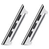 For Apple Watch Series 7 41mm / 6/5/4/SE 40mm / 3/2/1 38mm 1 Pair Watch Band Adapter 20mm Wrist Strap Connector - Silver