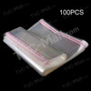 100Pcs/Lot Transparent PE Packing Bag for Case & Accessories, Size: 36.8 x 27.2cm