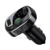 BASEUS S-09A T Typed 2-USB Bluetooth MP3 Car Charger Adapter Support USB Disk/TF Card/FM Transmitter (Standard Version)