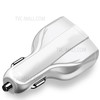 Car Charger PD + Dual USB Triple Port Fast Charge Cigarette Lighter Adapter for 12-24V Car SUV - White