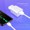LETANG LT-TZ-14-V8 2.1A Wall Charger Adapter with Micro USB Charging Cable for Huawei Xiaomi - EU Plug
