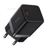 BASEUS GaN3 Fast Charger 1C 30W EU Plug Portable Charger Block Wall Charger Adapter for Mobile Phones Tablets - Black