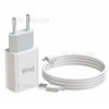 IVON AD-33 2.1A Single USB Port Wall Charger Adapter + 1m 8 Pin Data Cable - EU Plug