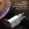 IVON AD-33 2.1A Mobile Phone USB Charger Travel Power Adapter Plug + 1m Micro USB Data Cable - EU Plug