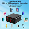 WLX-82 40W US Plug 8 Ports USB Charging Power Adapter Wall Charger for iPhone/Android Phone