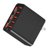 WLX-82 40W US Plug 8 Ports USB Charging Power Adapter Wall Charger for iPhone/Android Phone