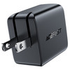 ACEFAST A35 QC18W USB Wall Charger USB-A+USB-A Dual Port Charger Block Adapter with Folding Plug (US Plug) - Black