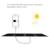 HAWEEL HWL2753B 14W 4-Panels Foldable ETFE Solar Panel Charger 5V / 2.1A Max Dual USB Port Portable Solar Charger