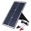 HAWEEL HWL2748B 20W Outdoor Solar Panel Charger Fast Charging Support Connected in Series Solar Charger with Alligator Clip
