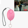 Self Defense Keychain Personal Alarm Emergency Siren Song Survival Whistle Device(Pink)