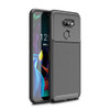 For LG K40S Beetle Series Carbon Fiber Texture Shockproof TPU Cas(Black)