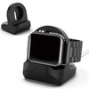 Silicone Charging Stand Dock Station Holder with Charging Hole for Apple Watch Series 4/3/2/1 - Black