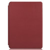 Custer Texture Laptop Bag Leather Case for Microsoft Surface Go(Wine Red)
